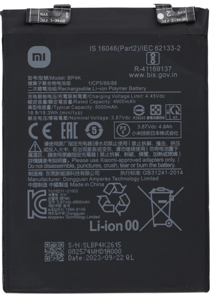 Xioami Redmi Note 12 Pro 5g Pil Batarya BP4K+TAMIR Seti