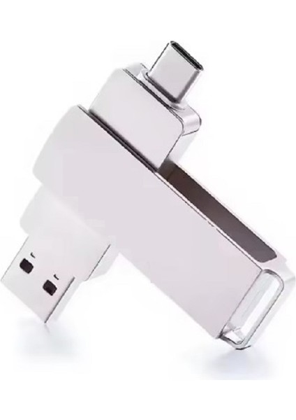 USB Flash Bellek- 1TB Type C - Çift Taraflı Kullanım -Metal