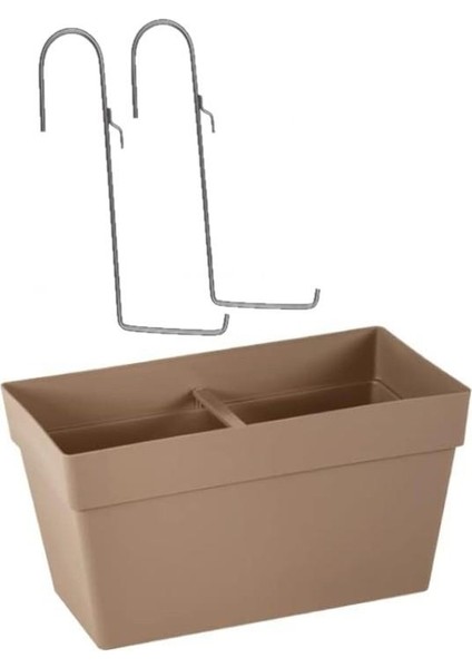 SO-YB01A Dekoratif Askılı Yalı Balkon Saksı 6.5 Litre No 1