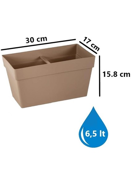 SO-YB01A Dekoratif Askılı Yalı Balkon Saksı 6.5 Litre No 1 fiyatları
