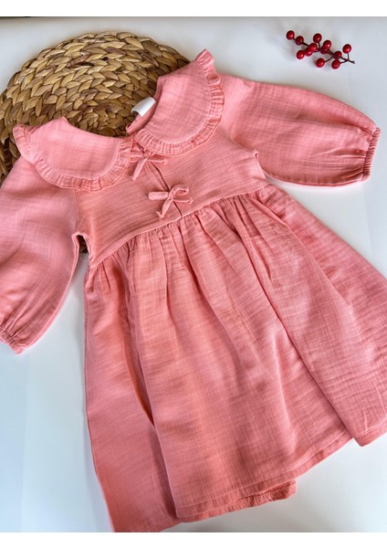Pembe Müslin Elbise modelleri