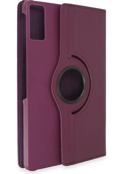 Xiaomi Pad 6 Kılıf 360 Tablet Deri Kılıf - Mürdüm Drstr