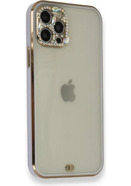 Iphone 12 Pro Kılıf Liva Taşlı Silikon - Mor Drstr fiyatları