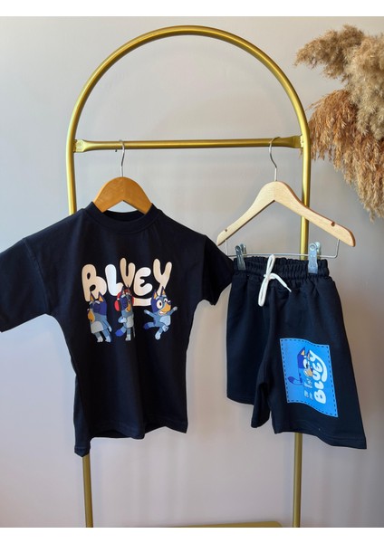 Erkek Çocuk Bluey Şortlu Takım fırsatları