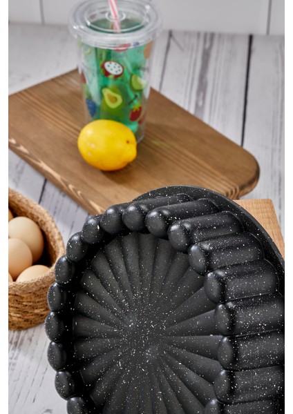 2li Granit Döküm Kek ve Tart Kalıbı 26CM Siyah Dilimli Turta Kalıbı Kek Kalıbı fiyatları