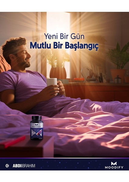 ABDİİBRAHİM Moodify Safran Uyku Kalitesi Arttırıcı- Düzenleyici Takviye Uykununun En ''saf''ran Hali modelleri