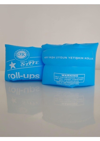 Renkli ve konforlu yüzme kolluğu, her yaşa uygun, 25 cm genişlik