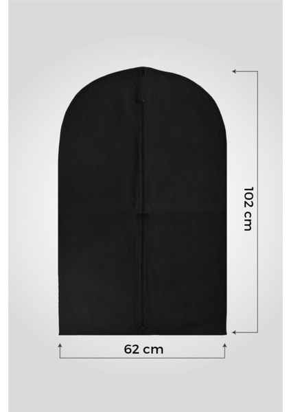 Siyah Takım Elbise Kılıfı, 5 Adet, Hafif ve Şık, Pratik Kullanım Sağlar. fiyatları