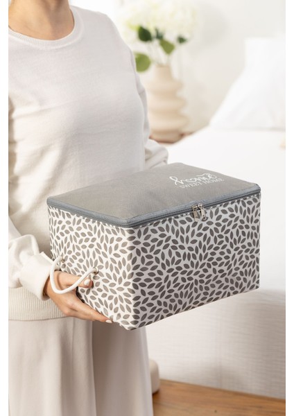 2'li Gri Set Ev Dekor ve Organizer, Çeyizlik Düzenleyici, Valiz ve Hurç modelleri