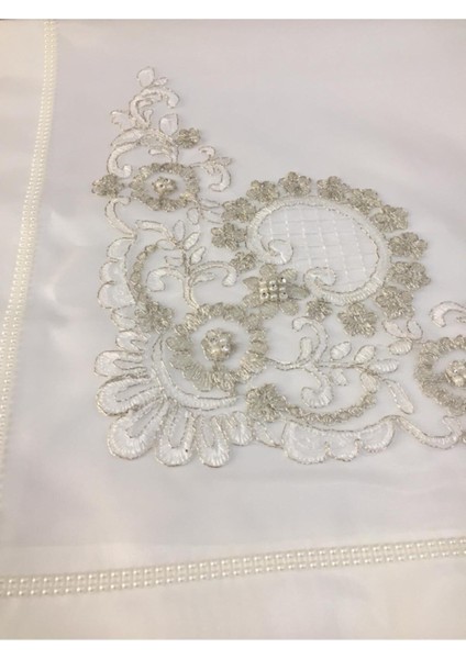 Krem Güpürlü Nişan ve Çeyizlik Bohça, Zarif ve Şık Takım fiyatları