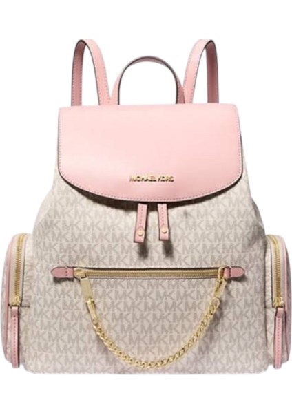 Jet Set Large Logo Backpack Powder Blush Multi