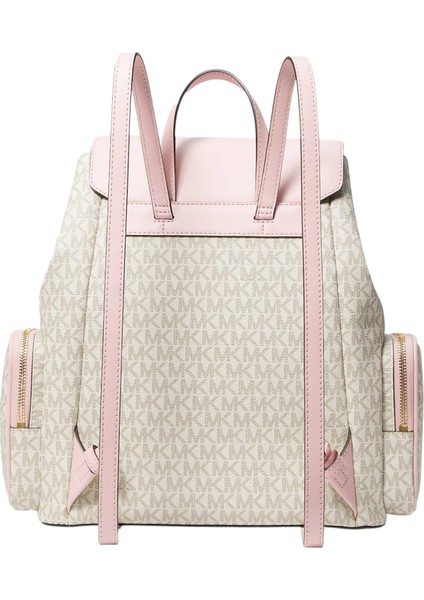 Jet Set Large Logo Backpack Powder Blush Multi
