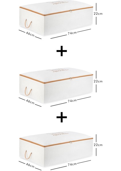 Yüksek Kaliteli 74X46X22 Mega Boy Baza Altı Yastık Yorgan Kazak Hurcu Seti