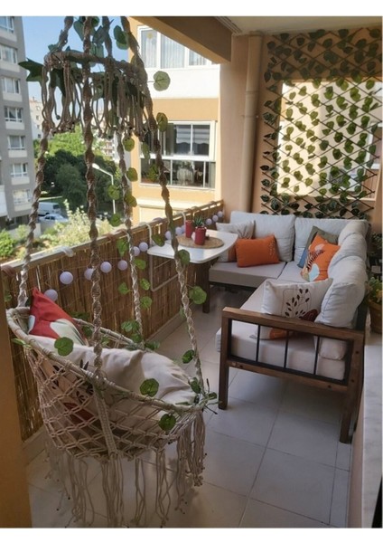 Kamış Hasır Balkon Çiti Bahçe Çiti Gölgelik 70 cm x 3 Metre Bambu Çit Dekorasyon