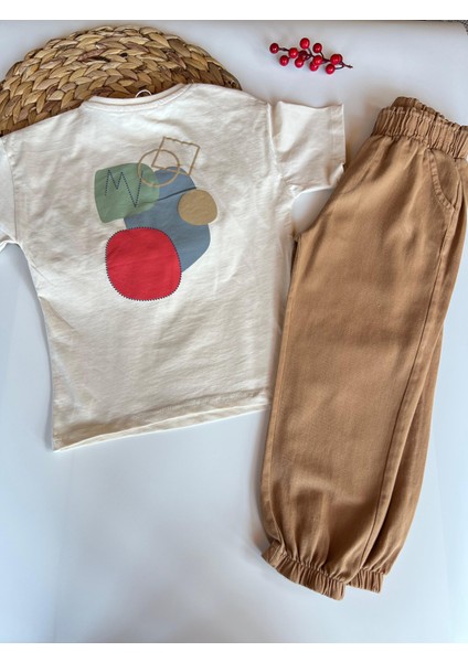 Erkek Çocuk Yumuşak Kumaş Pantolon ve Tshirt
