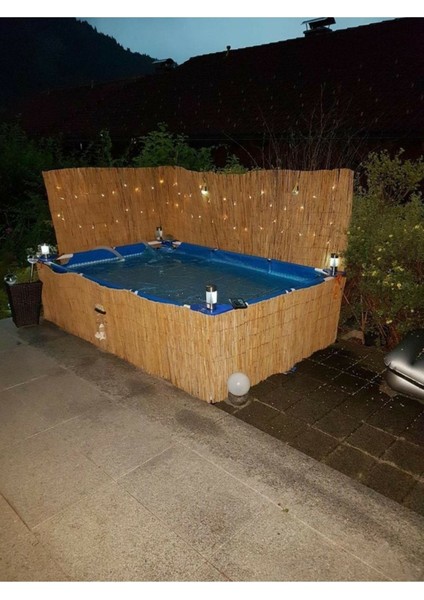 Eko doğal kamış hasır balkon çiti 1,50x3 metre, şık ve dayanıklı seçenek fiyatları