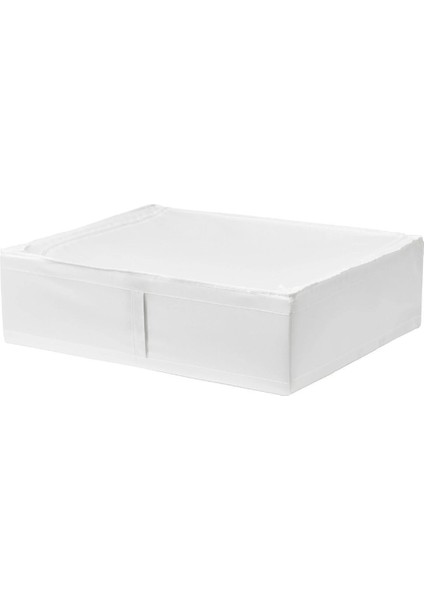 Beyaz Katlanabilir Saklama Kutusu 65X53X19 Cm, Yatak Altı ve Giysi Düzenleyici