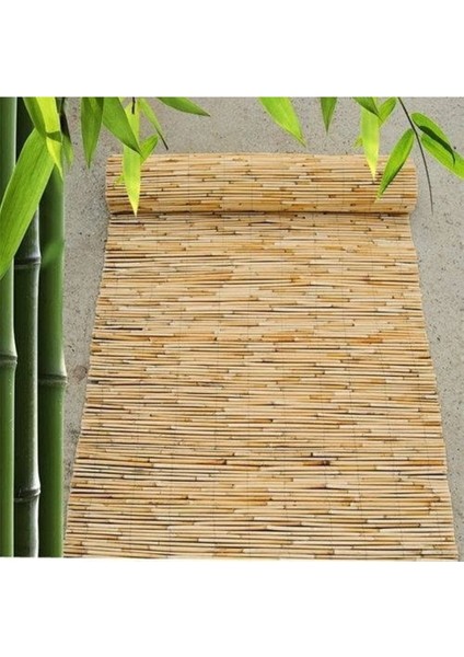 1 Metre x 3 Metre Bambu Kamış Hasır Bahçe Çiti Gölgelik Balkon Çiti