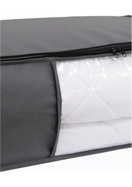 Geniş 70X50X25CM Pencereli Çekyat ve Baza Altı Yorgan Yastık Düzenleyici indirimleri