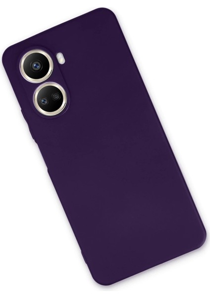 Huawei Nova 10 Se Kılıf First Silikon - Mürdüm Drstr modelleri
