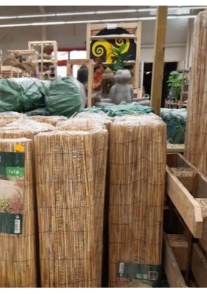 Bambu Balkon ve Bahçe Çiti, 70cm x 5m, Canlı Sarı, Dayıklı ve Şık Materyal modelleri