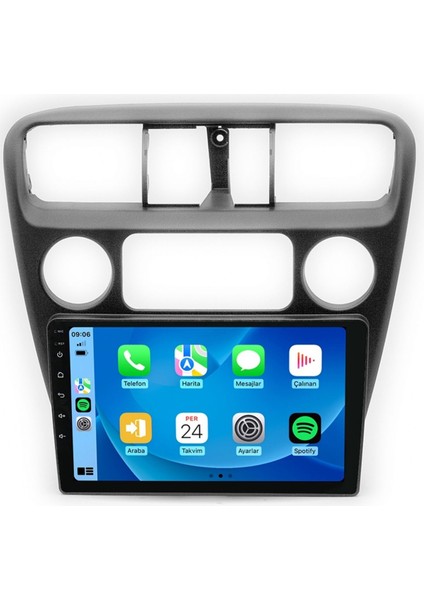 CRT-332 Serisi Honda Accord 1997-2002 4gb Ram 32GB Hafıza Carplay Android Multimedya Teyp