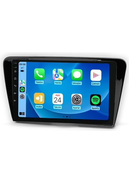 CRT-332 Serisi Skoda Super B 2015-2018 4gb Ram 32GB Hafıza Carplay Android Multimedya Teyp