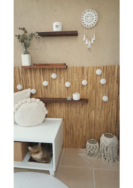 Kamış Hasır Balkon, Bahçe Çiti, Gölgelik 1 Metre x 1 Metre