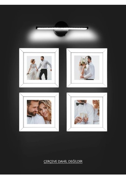 Modern Renkli LED Duvar Aplik Beyaz Işık (1 Adet)