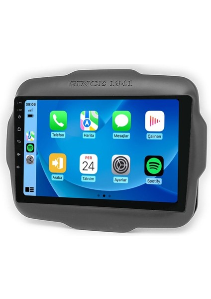 CRT-332 Serisi Jeep Renegade 2014-2018 4gb Ram 32GB Hafıza Carplay Android Multimedya Teyp