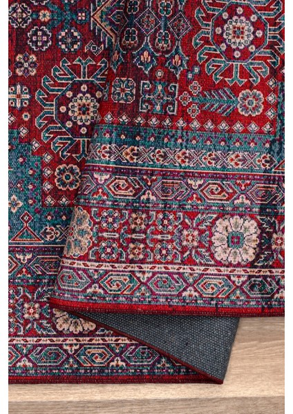 Sahra Halı Makinede Yıkanabilir Dokuma Şönil Kilim Etnik Eskitme Desen Vintage ev oda halısı fırsatları
