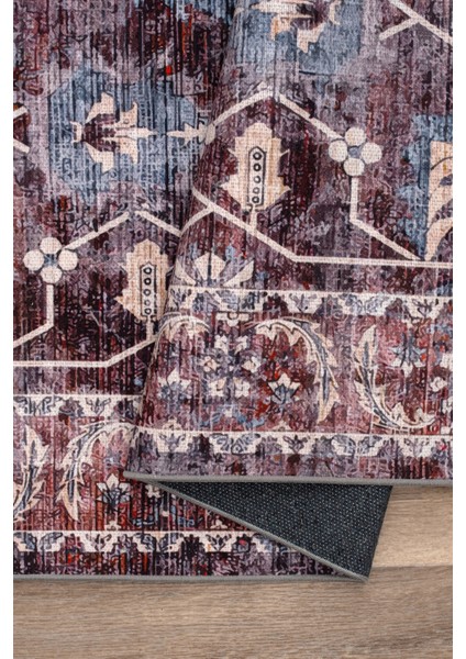 Sahra Halı Makinede Yıkanabilir Dokuma Şönil Kilim Etnik Eskitme Desen Vintage ev oda halısı