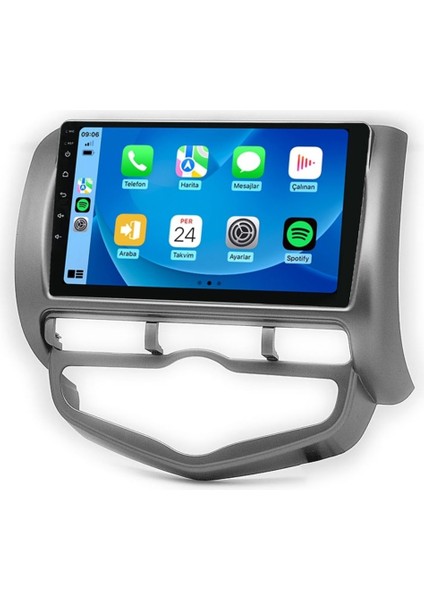 CRT-332 Serisi Honda Jazz City Dijital Klima 4gb Ram 32GB Hafıza Carplay Android Multimedya Teyp