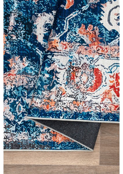 Sahra Halı Makinede Yıkanabilir Dokuma Şönil Kilim Etnik Eskitme Desen Vintage ev oda halısı