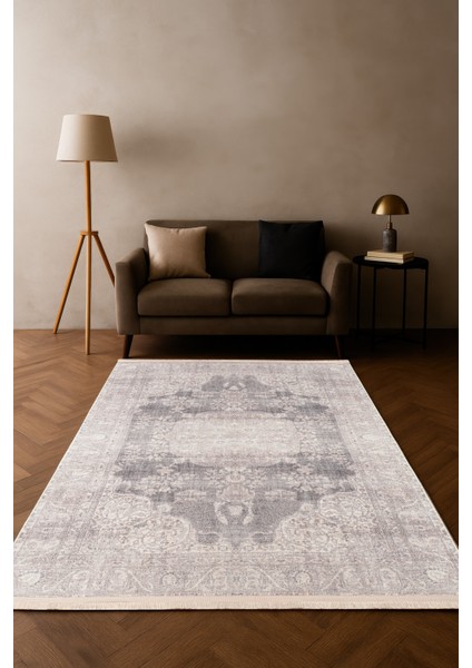 Sahra Halı Makinede Yıkanabilir Dokuma Şönil Kilim Etnik Eskitme Desen Vintage ev oda halısı
