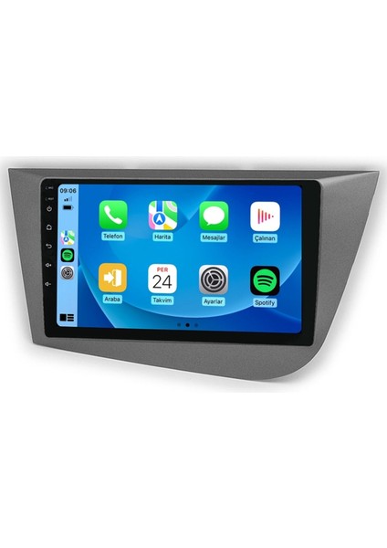 CRT-332 Serisi Seat Leon 2016-2010 4gb Ram 32GB Hafıza Carplay Android Multimedya Teyp