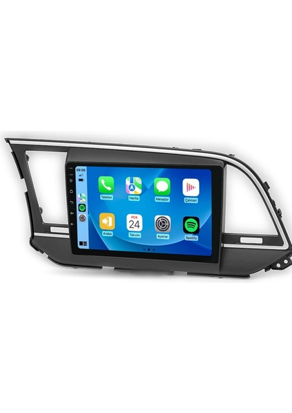 CRT-332 Serisi Hyundai Elantra 2018-2020 4gb Ram 32GB Hafıza Carplay Android Multimedya Teyp
