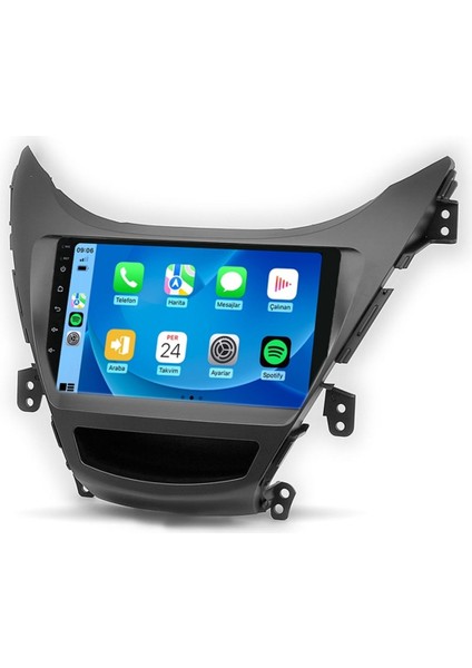 CRT-332 Serisi Hyundai Elantra 2011-2013 4gb Ram 32GB Hafıza Carplay Android Multimedya Teyp