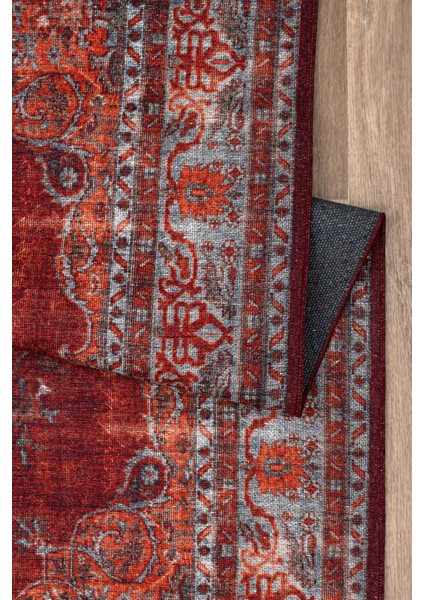 Sahra Halı Makinede Yıkanabilir Dokuma Şönil Kilim Etnik Eskitme Desen Vintage ev oda halısı
