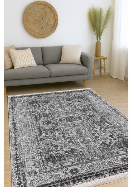 Sahra Halı Makinede Yıkanabilir Dokuma Şönil Kilim Etnik Eskitme Desen Vintage ev oda halısı