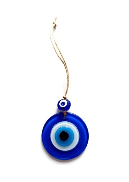 Nazar Boncuklu Mavi Renk Mini Duvar Süsü Dekoratif Hediyelik Cam Eşya fiyatları