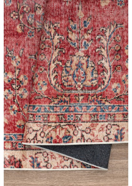 Sahra Halı Makinede Yıkanabilir Dokuma Şönil Kilim Etnik Eskitme Desen Vintage ev oda halısı