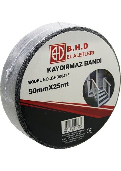 50MM x 25MT Kaydırmaz Siyah Bant (4390)