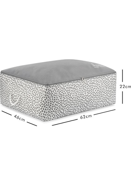 Yüksek Kalite Büyük Boy Baza Altı Yastık ve Yorgan Seti 62X46X22 Gri