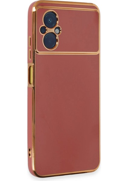 Xiaomi Poco M5 Kılıf Volet Silikon - Kırmızı Drstr