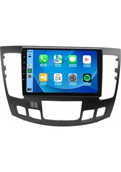 CRT-332 Serisi Hyundai Sonata 4gb Ram 32GB Hafıza Carplay Android Multimedya Teyp