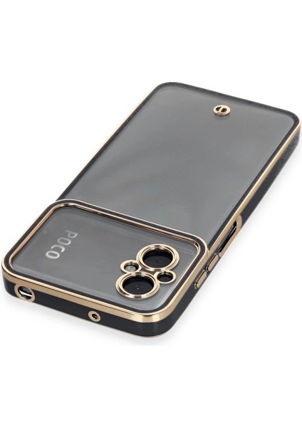 Xiaomi Poco M5 Kılıf Liva Lens Silikon - Siyah Drstr modelleri