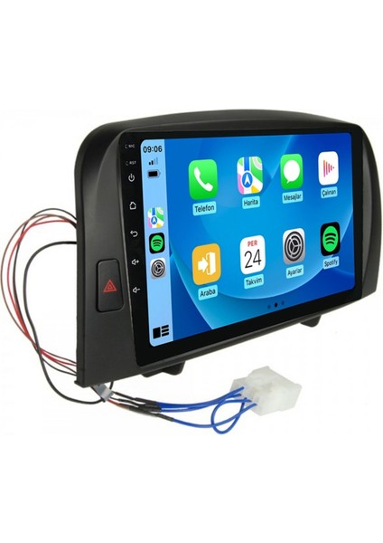 CRT-332 Serisi Hyundai Sonata 2004-2008 4gb Ram 32GB Hafıza Carplay Android Multimedya Teyp