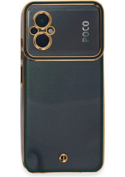 Xiaomi Poco M5 Kılıf Liva Lens Silikon - Yeşil Drstr fiyatları