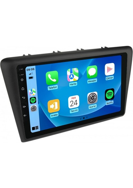 CRT-332 Serisi Skoda Super B 2009-2015 4gb Ram 32GB Hafıza Carplay Android Multimedya Teyp